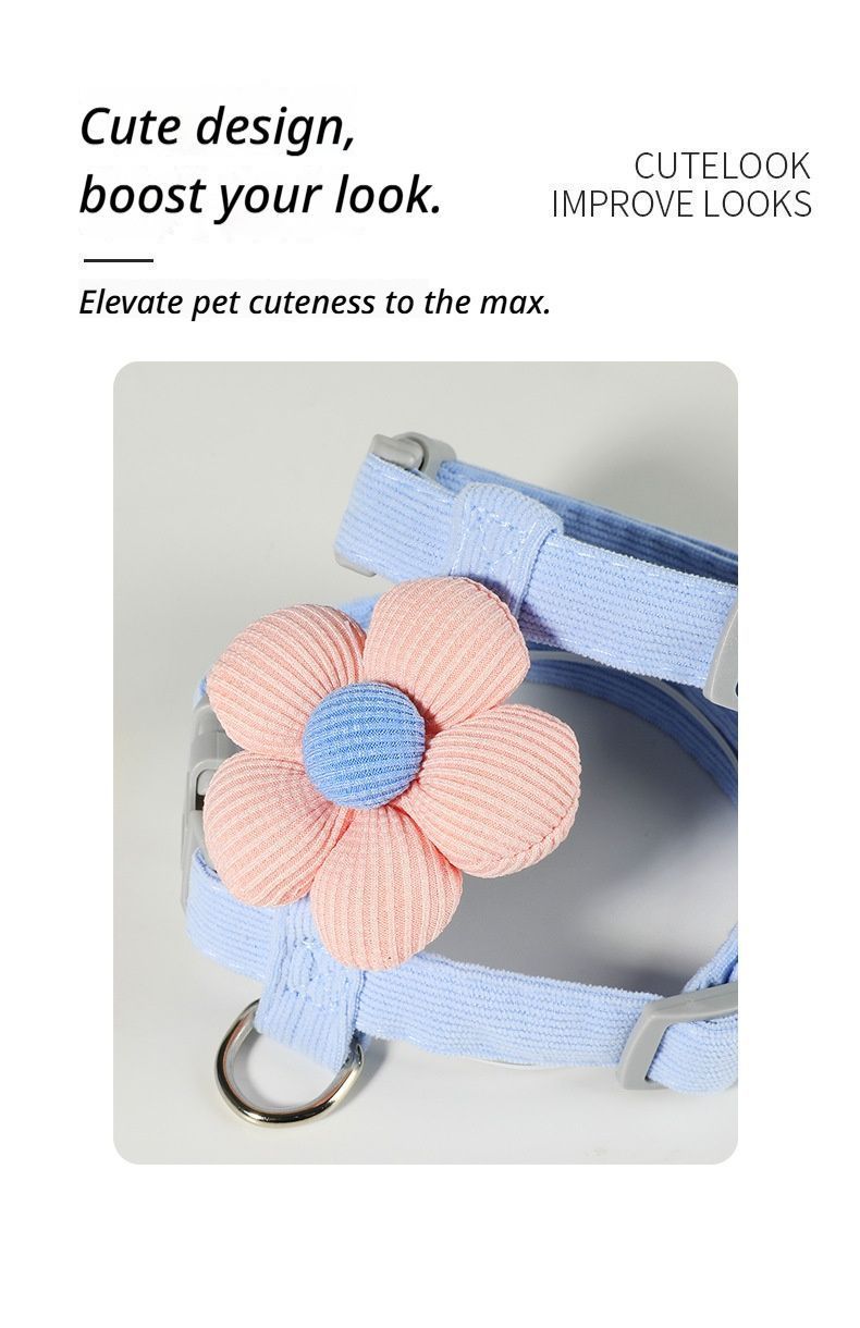 Pet Harness-pink+1.8m Leash+Size S