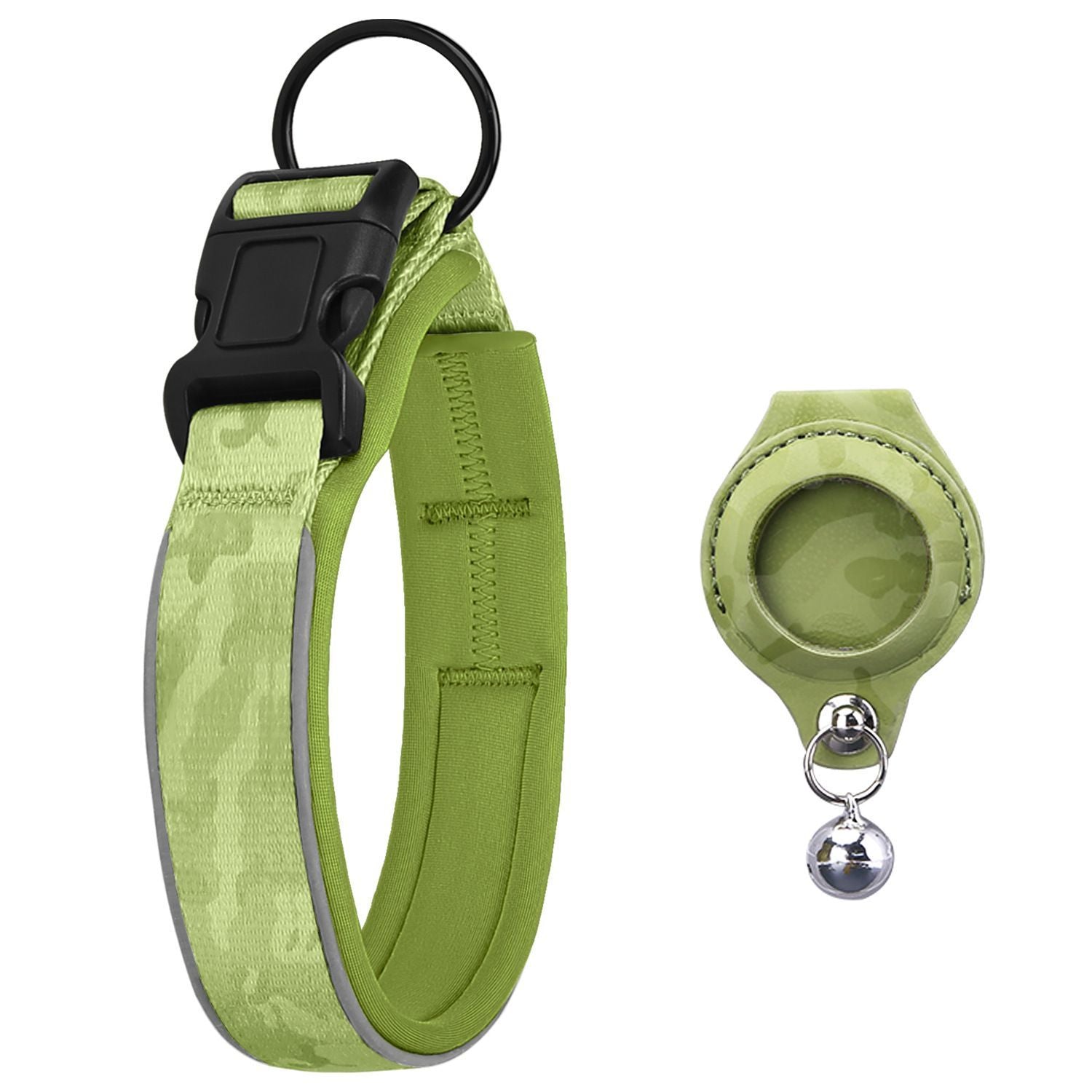 Pet positioning collar-Camo Green 1Pair1-M-without locator
