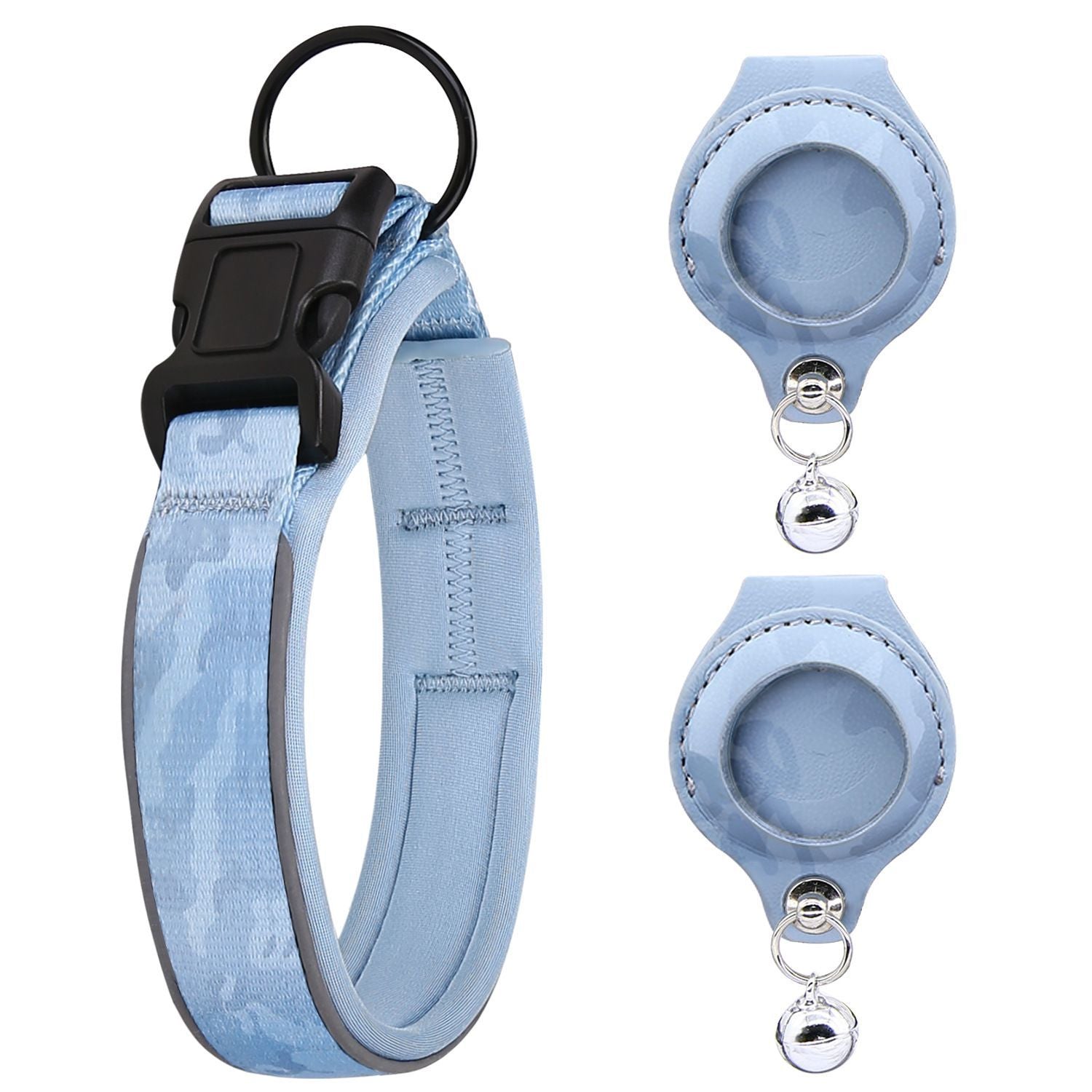 Pet positioning collar-Camo Yellow 1Pair2-L-without locator