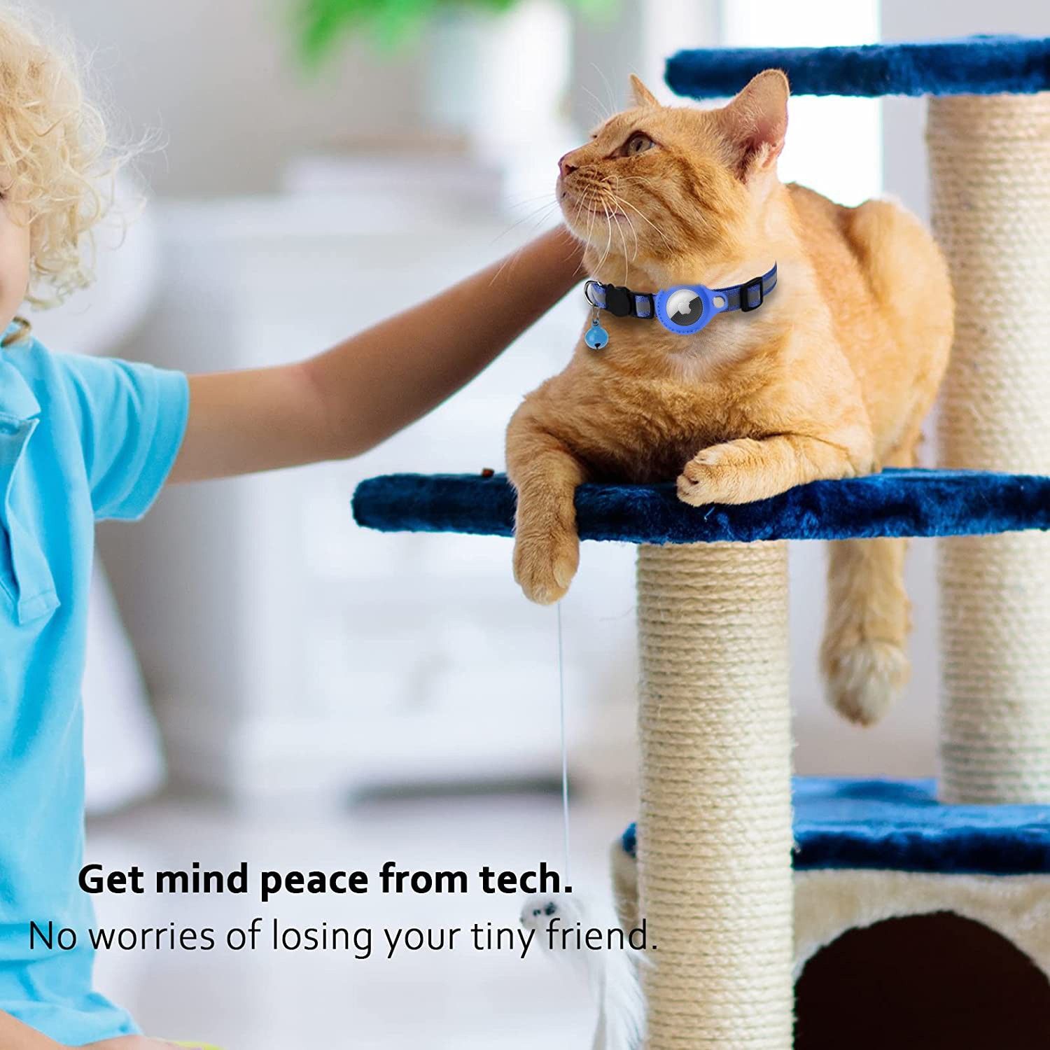 Pet positioning neck collar-Purple