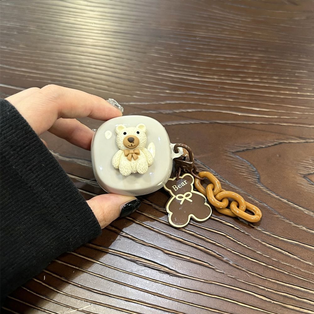 Pink headphone cover + hook AirPods Pro