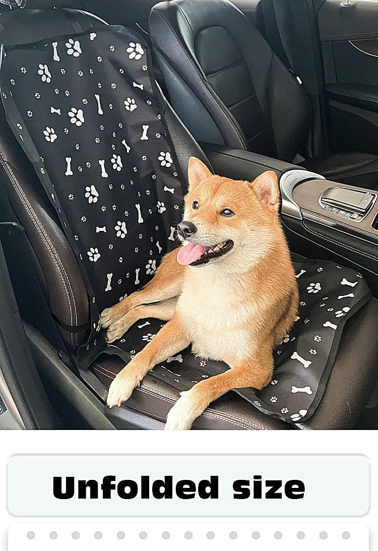 PetPinkPawPrintCarMat