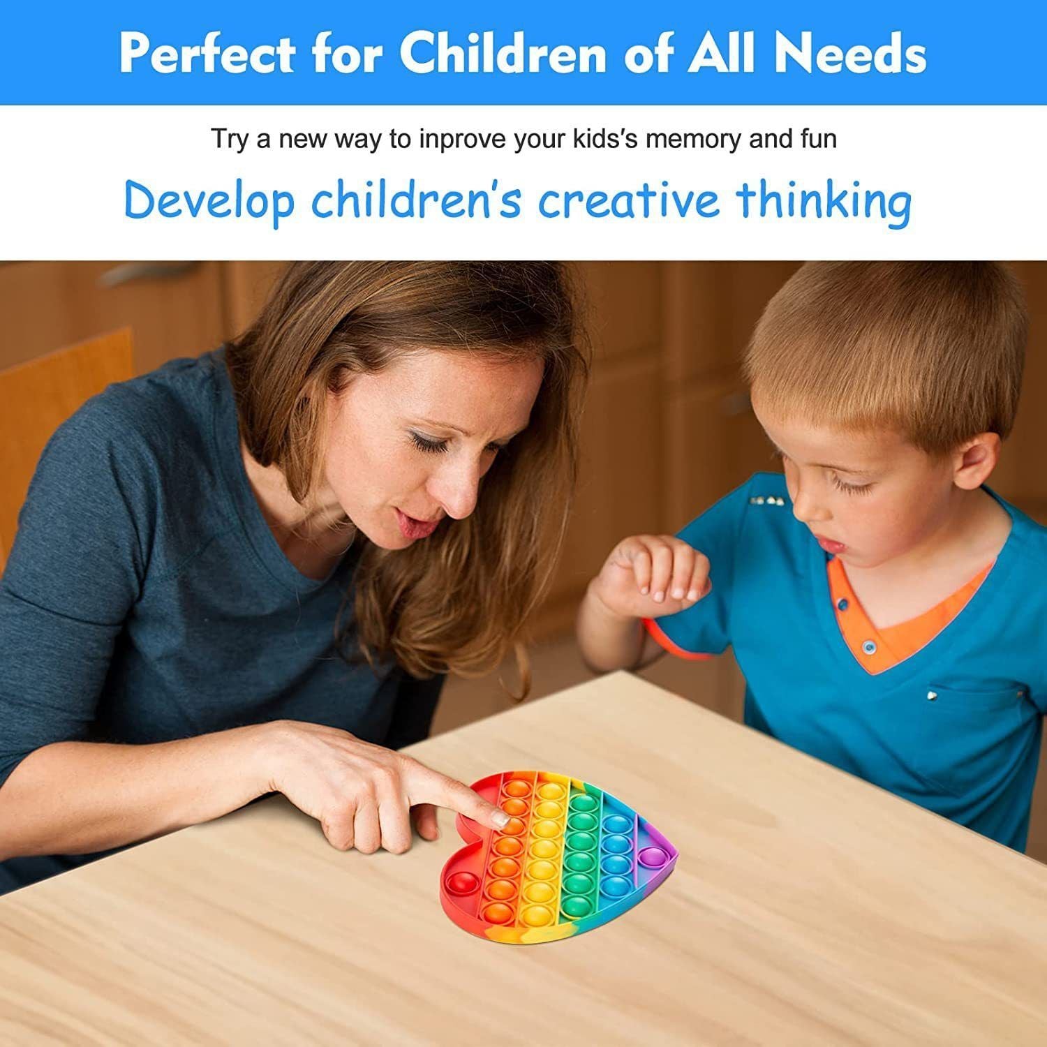 Puzzle Finger Bubble Fun Toy-Small round