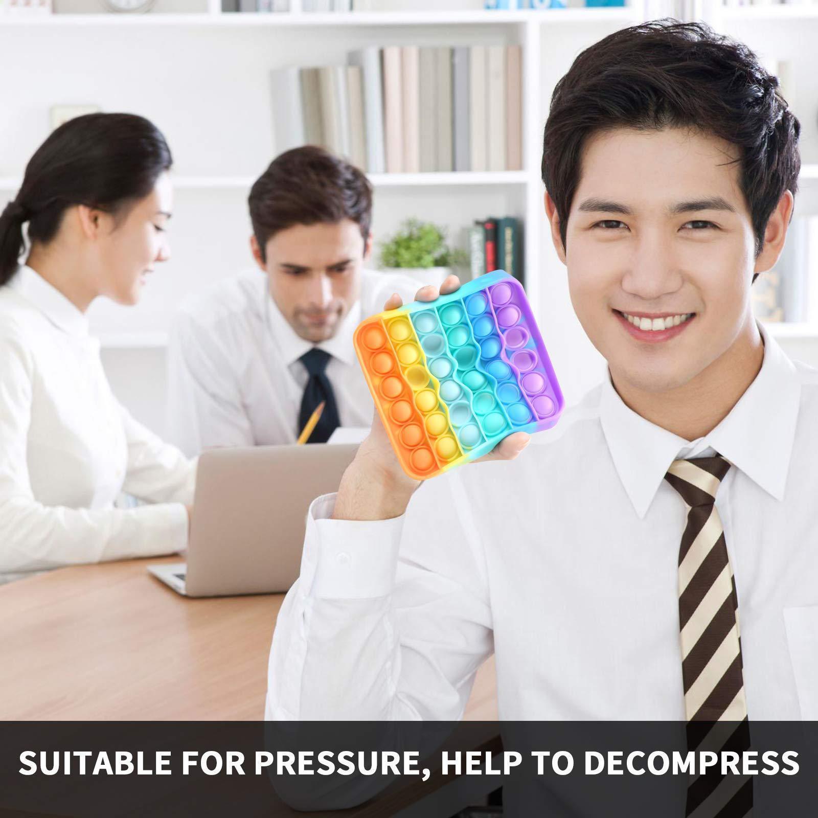 Puzzle Finger Bubble Fun Toy-Square