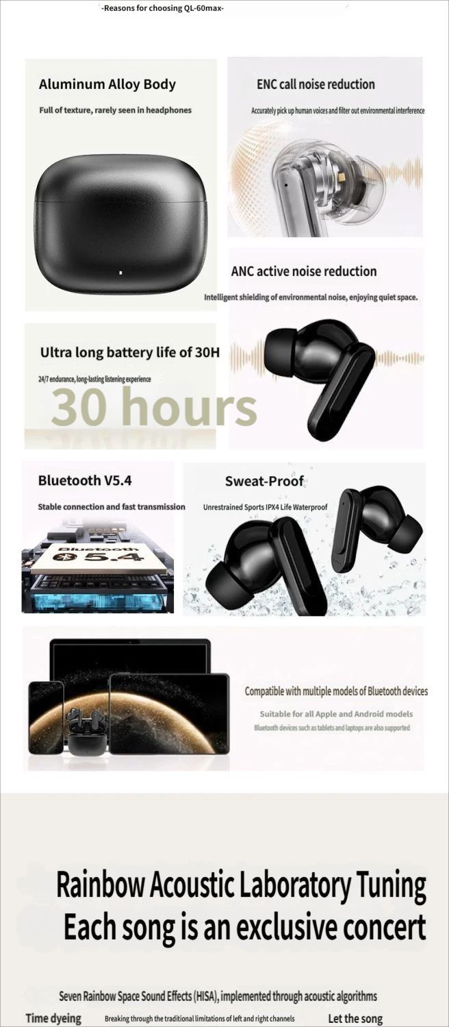 Colorful QL-60max Bluetooth headset-Black