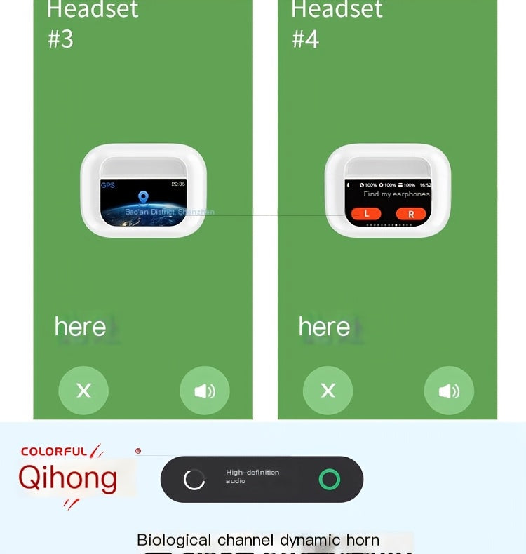 Colorful S10-Pro-Max Bluetooth headset-White