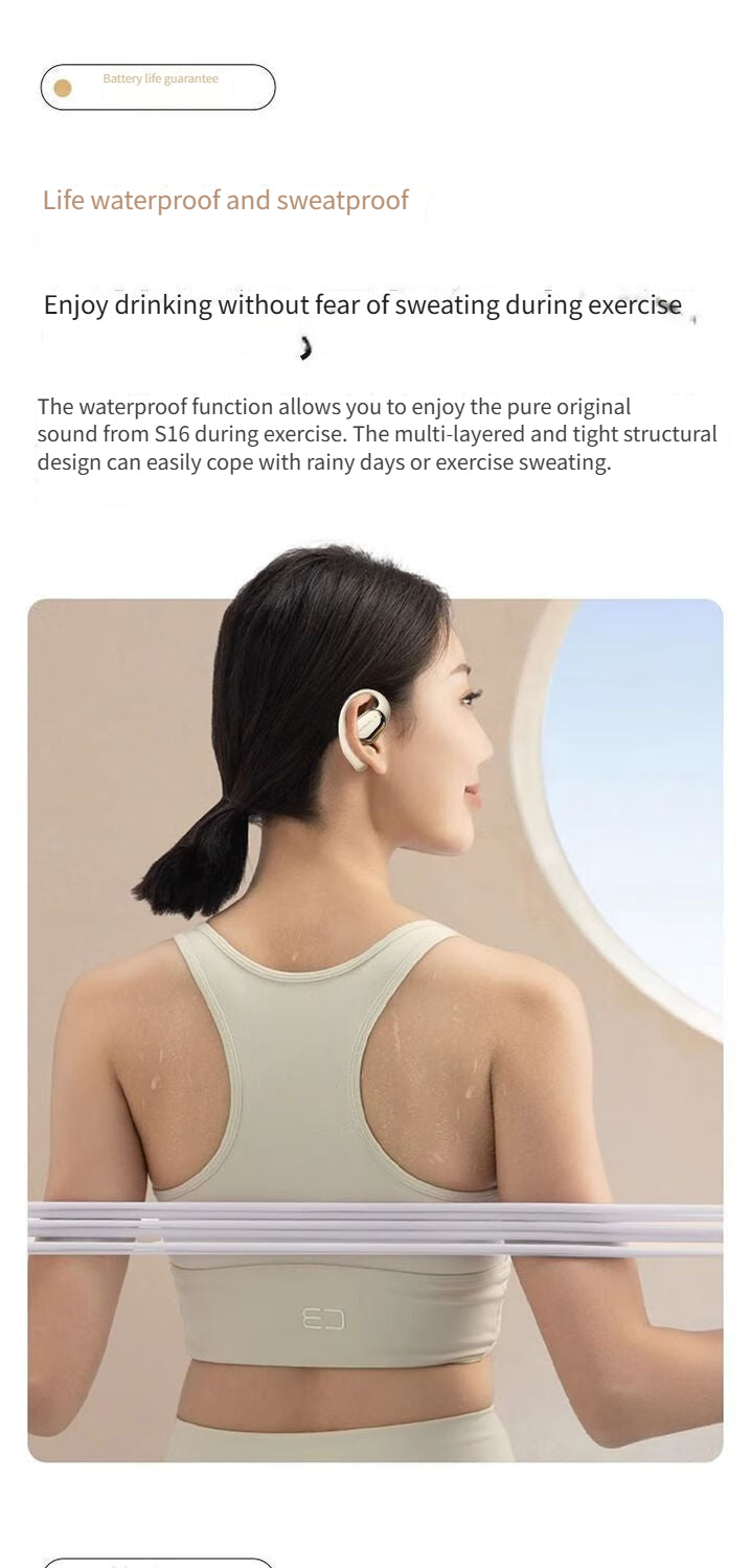 Colorful S16 Bluetooth headset-Beige