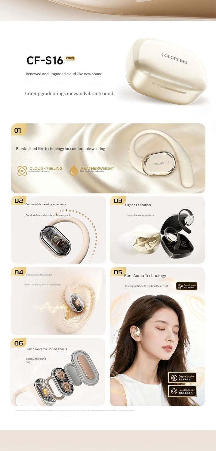 Colorful S16 Bluetooth headset-Black