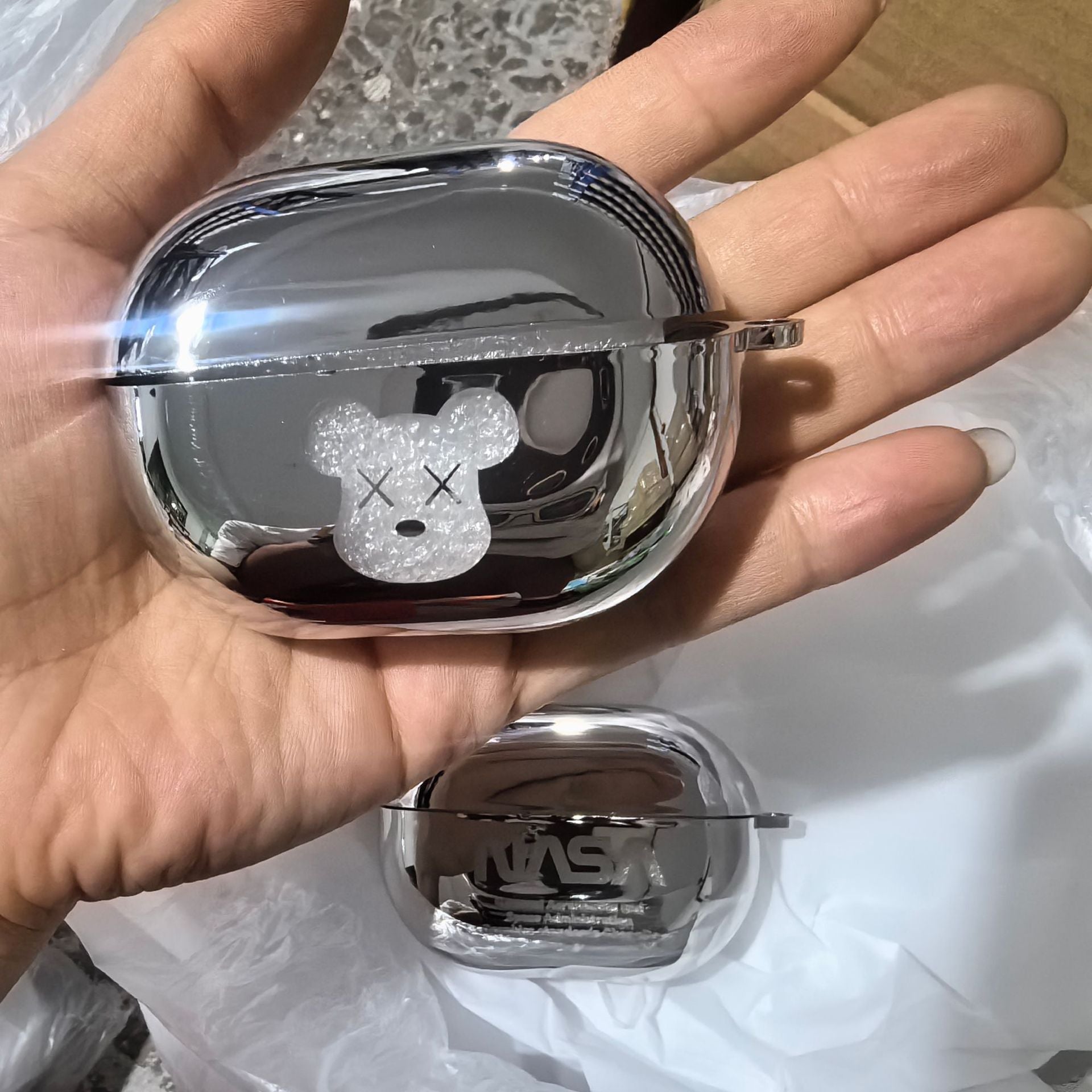 Same Color Ring Bluetooth Headphone Case Apple AirPods 1 2