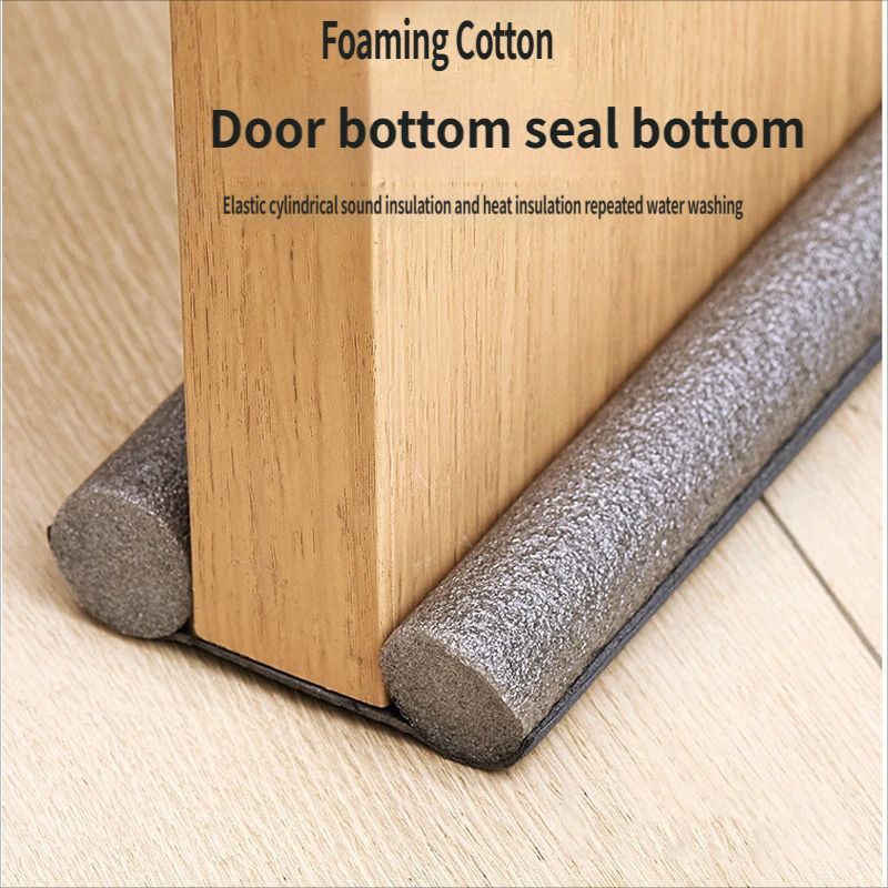 Door gap and bottom sealing strip-Black