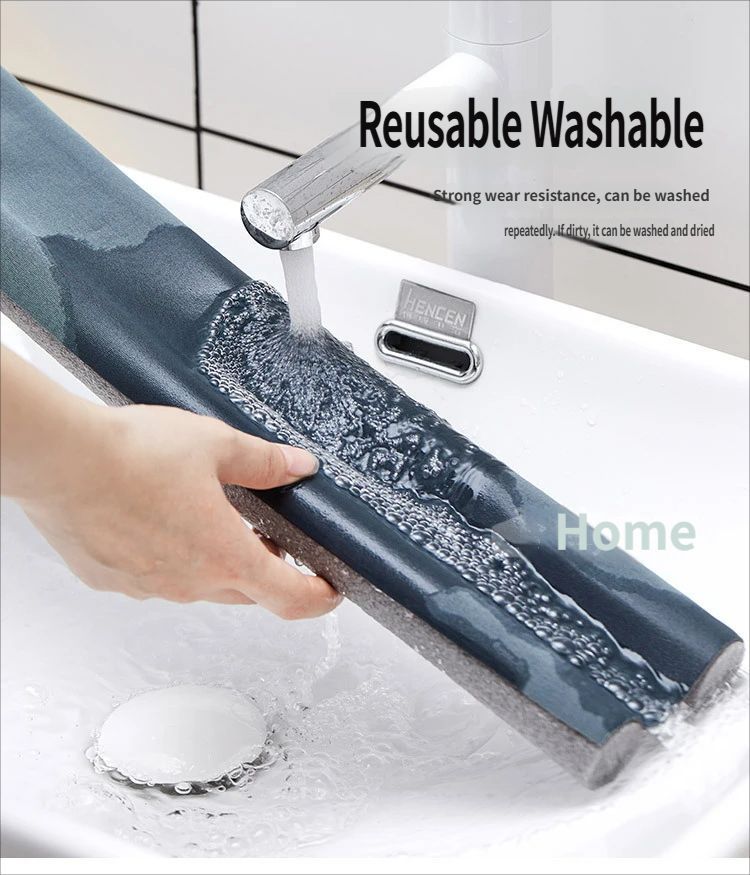 Door gap and bottom sealing strip-Black