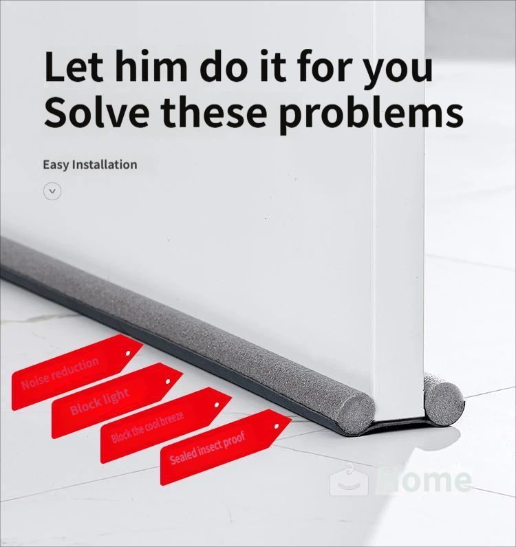 Door gap and bottom sealing strip-Brown