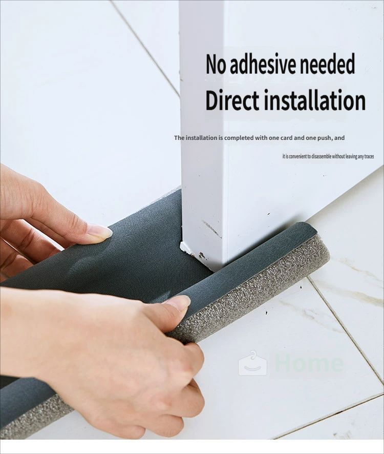 Door gap and bottom sealing strip-White