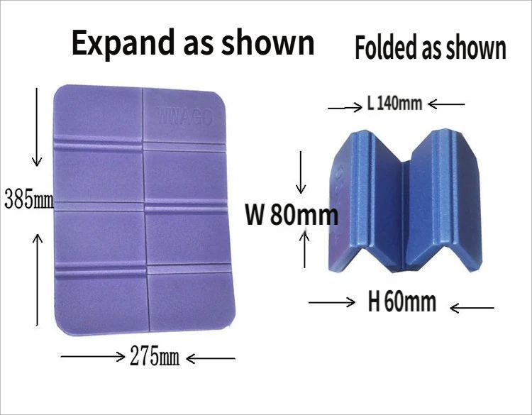 Folding picnic mat-Red