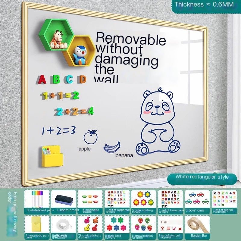 WhiteSquareFramed-ExtraThickPremiumQuality-50*60cm