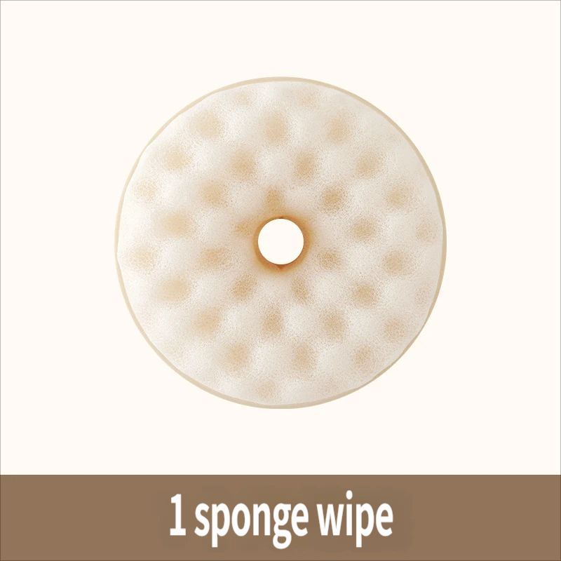 SuctionCupSpongeDishCloth-White