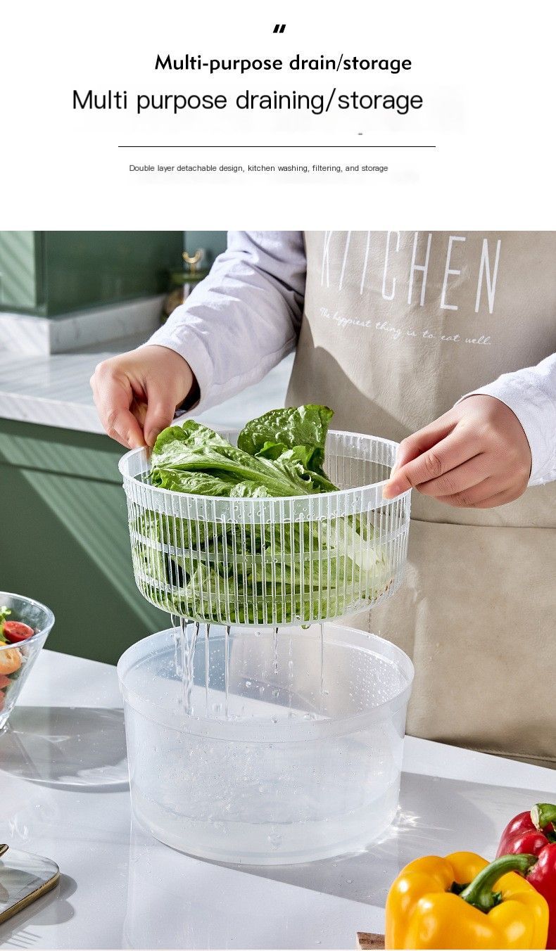 Vegetable washing basket-Green Basic Model