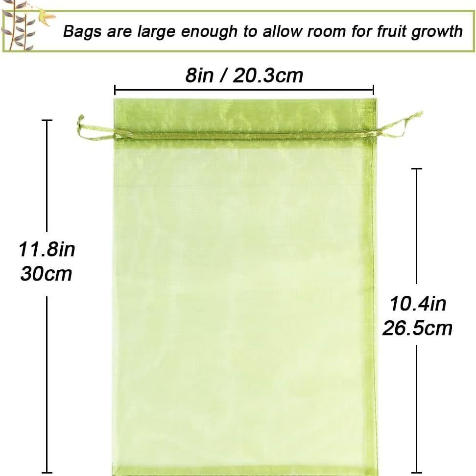 Insect-proofMeshBags,White,20-Pack