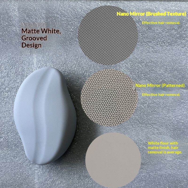 WhiteGrooved-BrushedNanoGlass GoldFinish