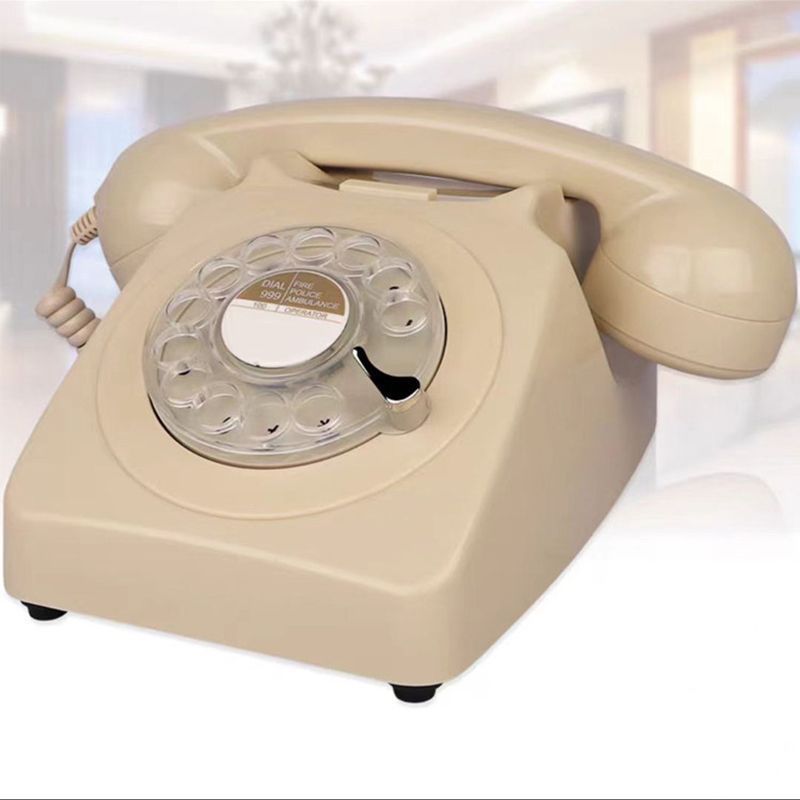 Wireless Bluetooth Desk Phone Style 2-blue green