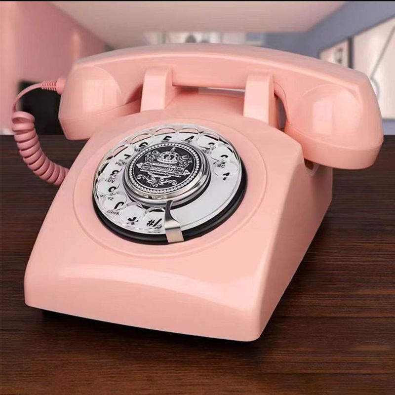 Wireless Bluetooth Desk Phone Style 2-orange