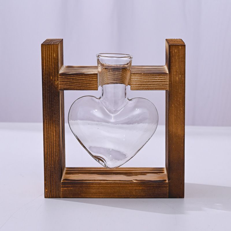 HydroponicWoodenFramewithSnap-On-SphericalSingleBottle