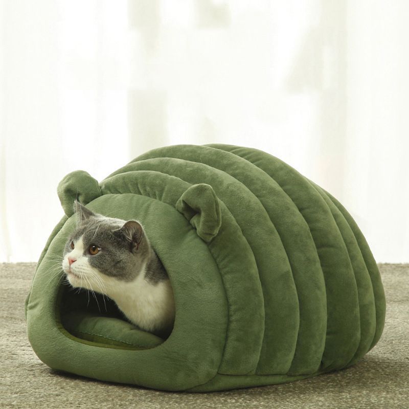 Cat Nest Green 50×40×38cm