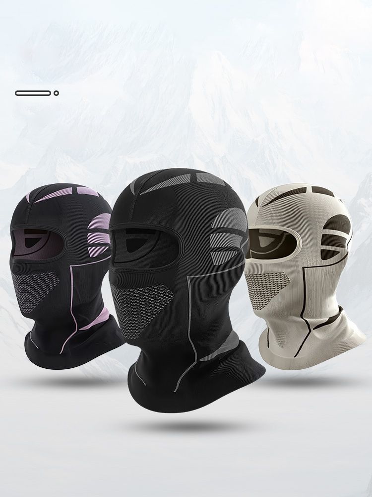 Ski Balaclava White and Grey