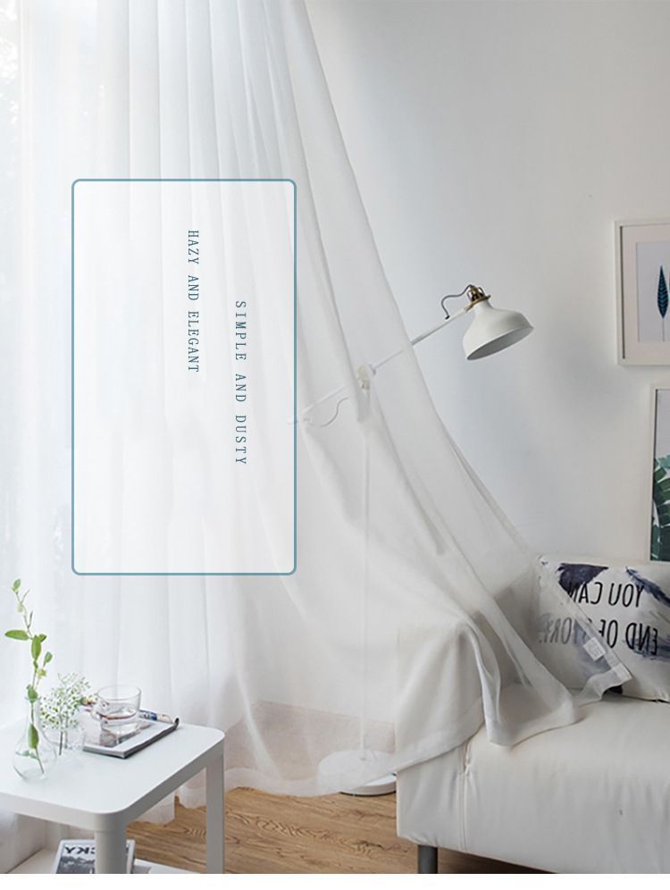 2 Pack Semi Blackout Sheer Curtains Beige