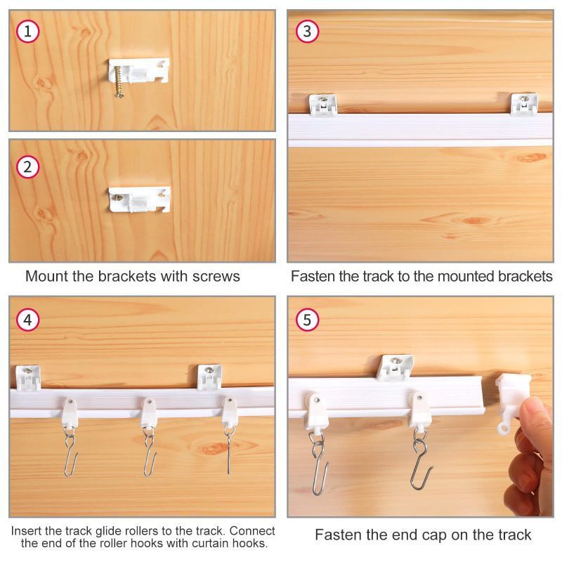 Curtain Track 3M Including Accessories