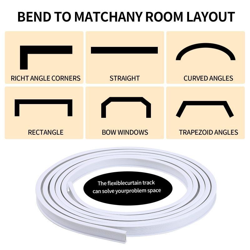 Curtain Track 4M Including Accessories