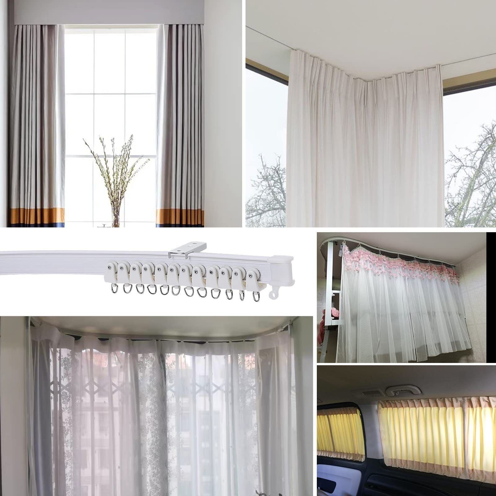 Curtain Track 4M Including Accessories