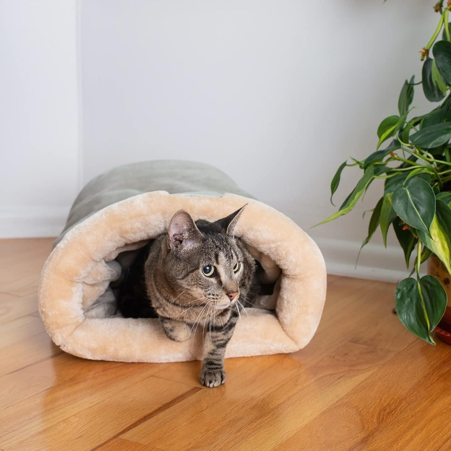 Upgraded Support Pet Warm Bed Gray