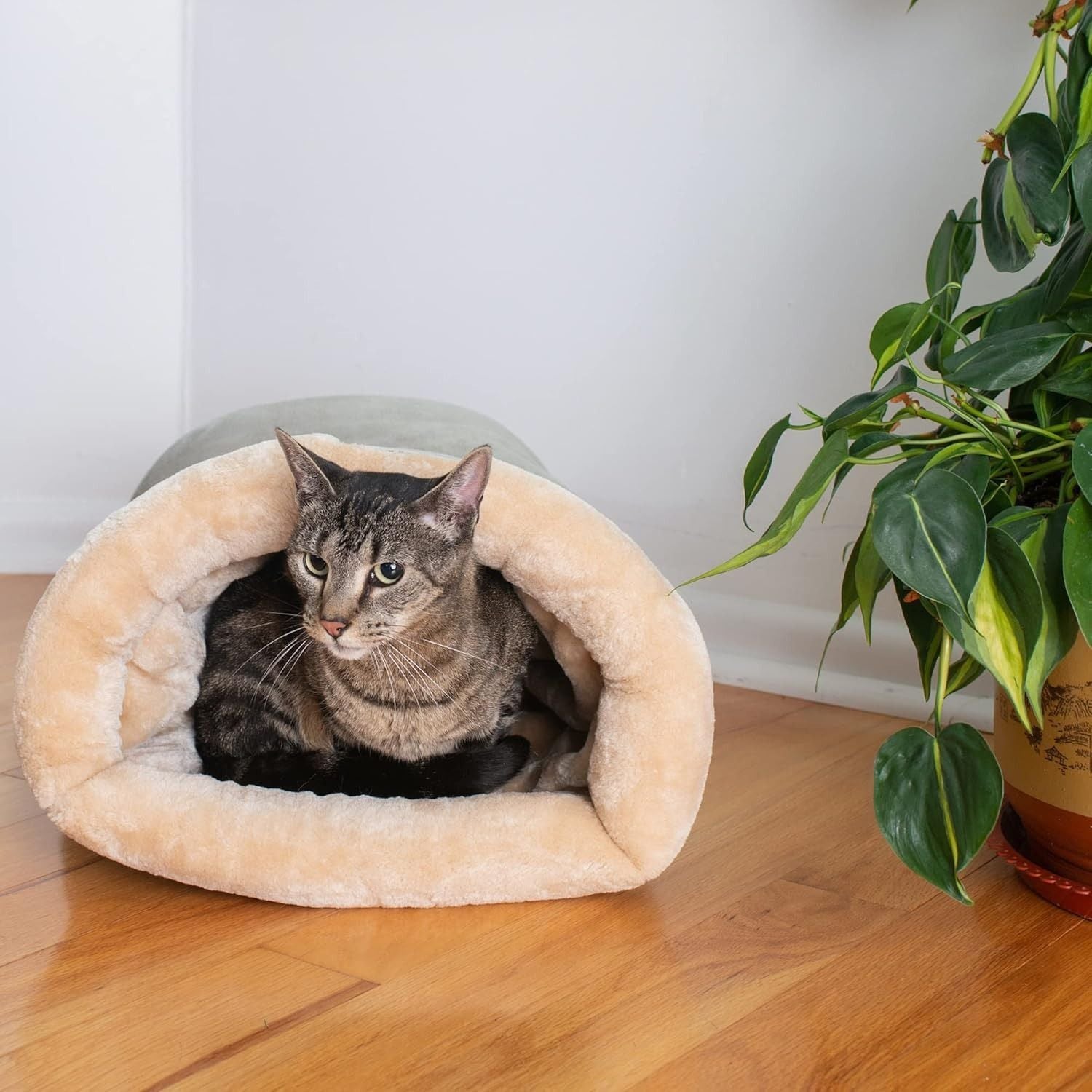 Upgraded Support Pet Warm Bed Gray