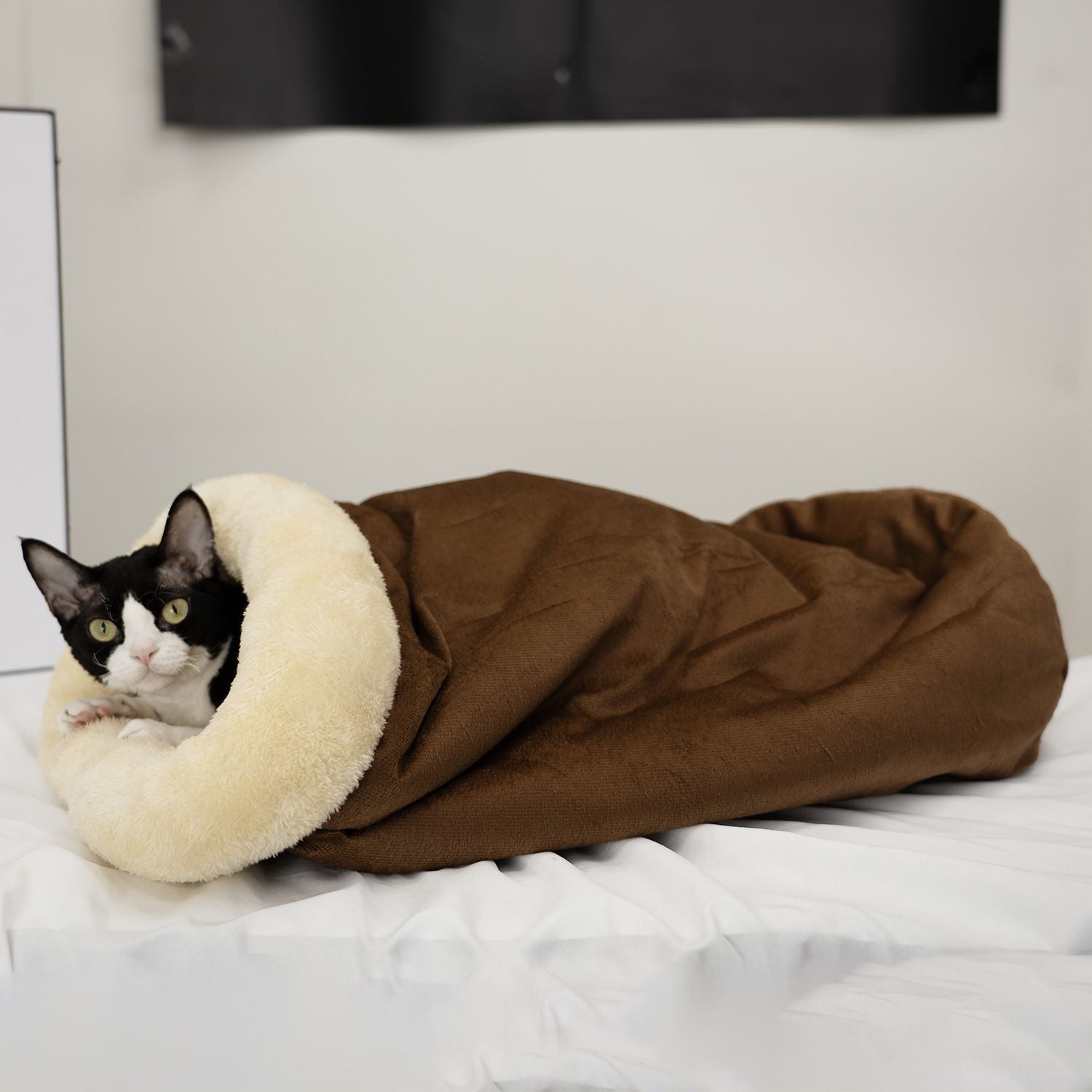 Upgraded Support Pet Warm Bed Gray