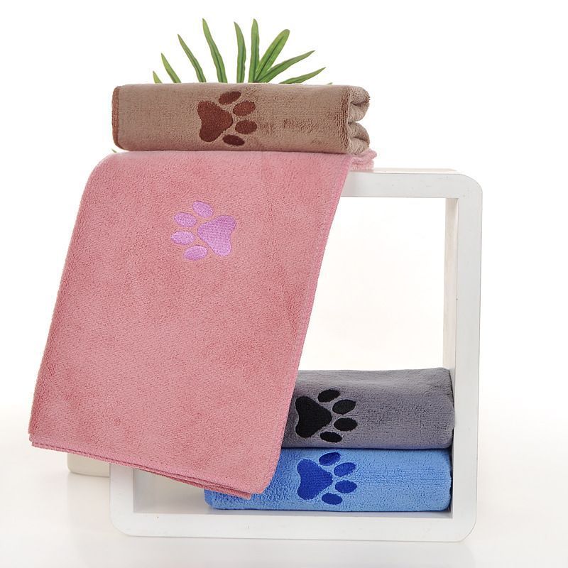 Pink Pet Towel 35x75cm 5Pcs