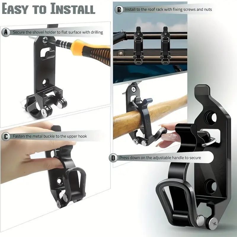 8 Pcs Fixed Hanging Latch Red