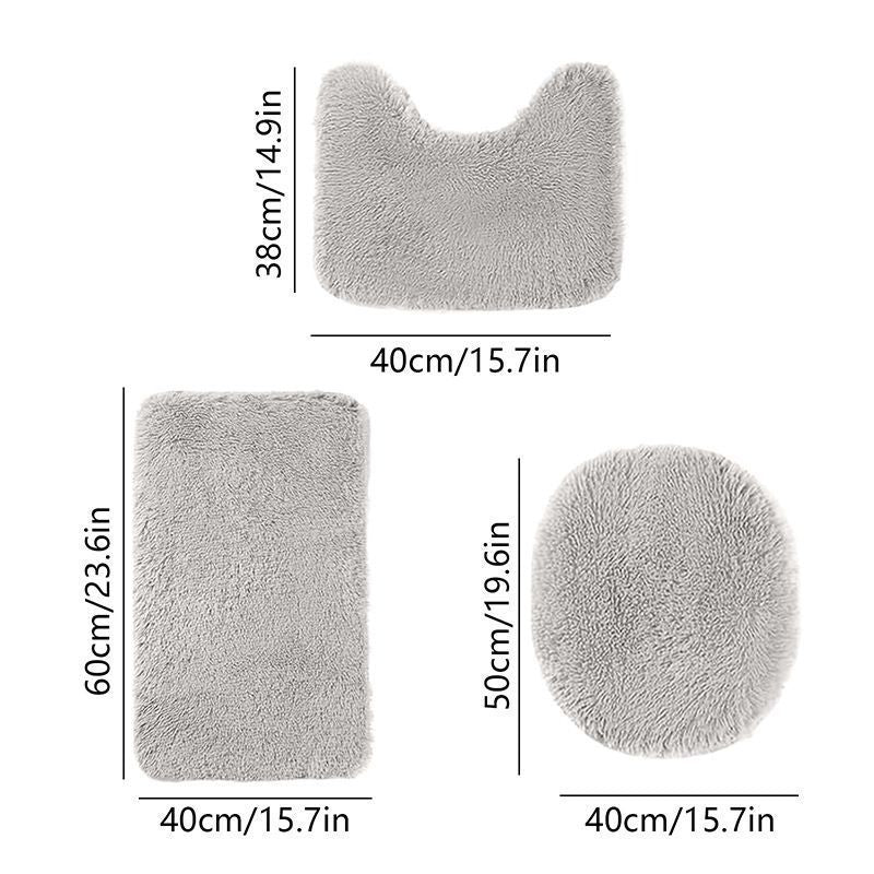 Bathroom Rugs Sets White