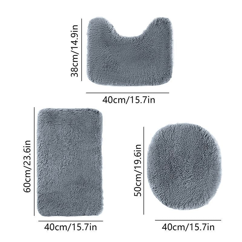Bathroom Rugs Sets Black