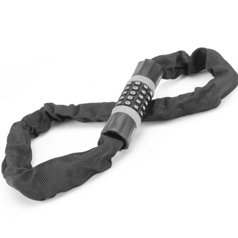 Bike Combination Lock - Black Grey, 0.9m