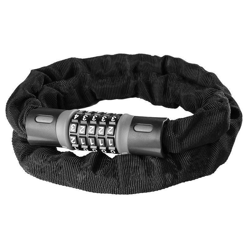 Bike Combination Lock - Black Grey, 1.5m
