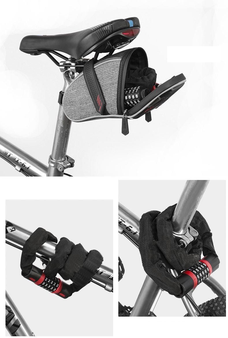 Bike Combination Lock - Black Grey, 1.5m