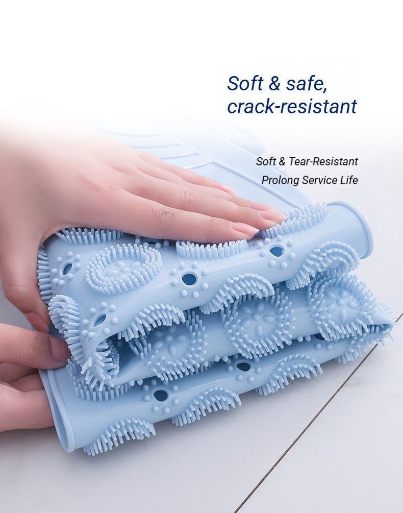 Green Non-Slip Bath Mat 30×30cm