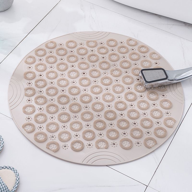 Ivory Non-Slip Bath Mat 55×55cm