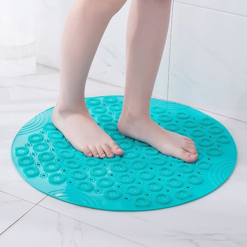 Gray Non-Slip Bath Mat 30×30cm