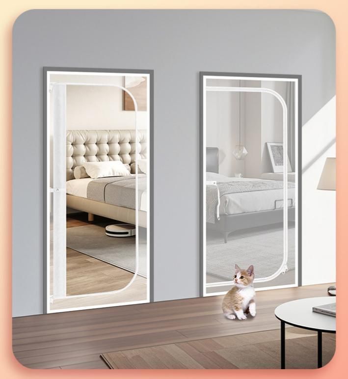 Pet Zipper Screen Door White 85 x 210cm