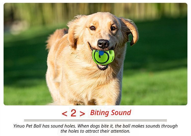 8.8cm Dog Squeaky Ball OPP Bag