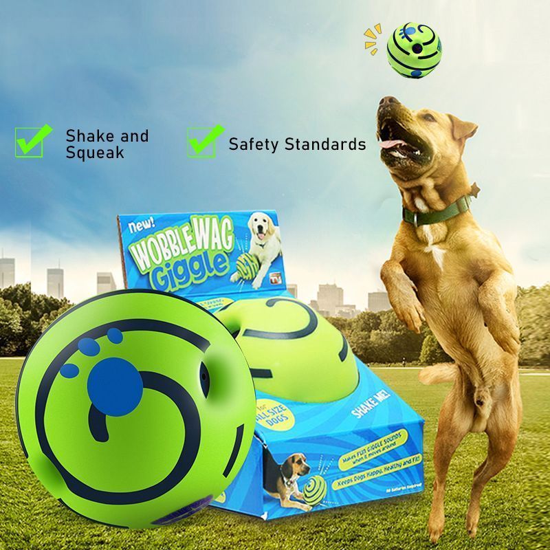 14cm Dog Squeaky Ball OPP Bag