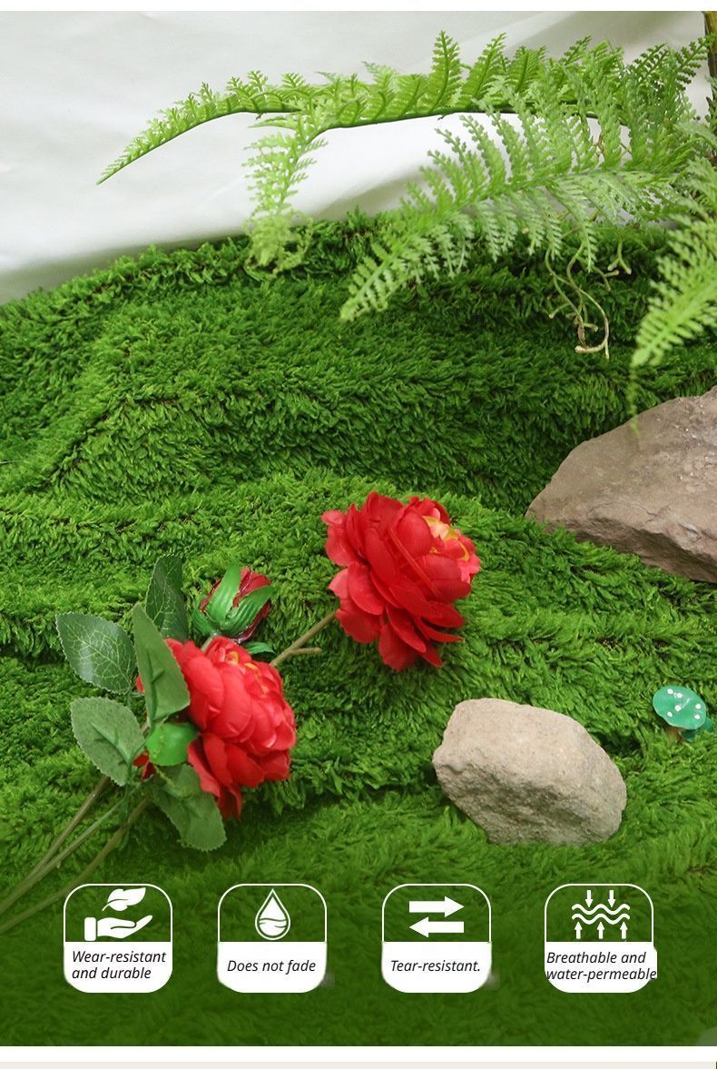 Artificial Moss Turf 100×50cm 01