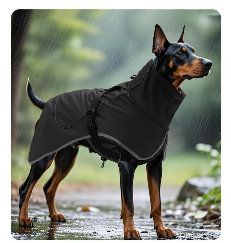 Dog Winter Fleece-Vibrant Orange L